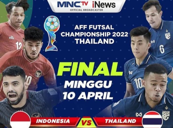 BAZOKABET - Live streaming Futsal Indonesia vs Thailand