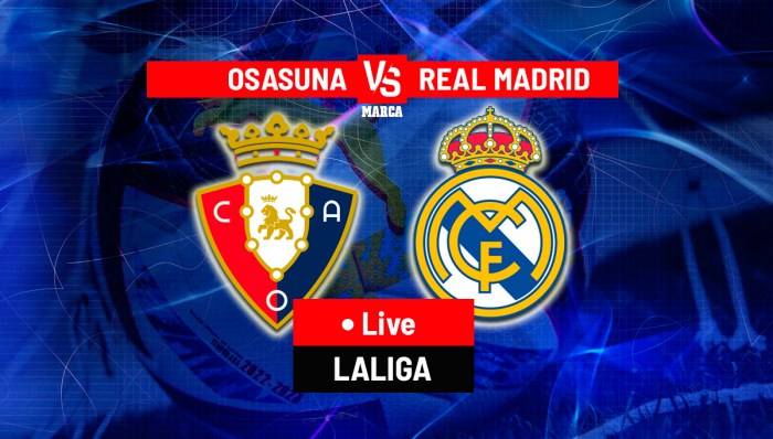 PADANGMEDIA - Real Madrid vs Osasuna: Duel seru di La Liga