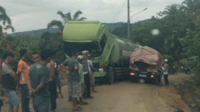 PADANGMEDIA - Ini Rute Kabur Truk Ugal-ugalan yang Tabrak Banyak Kendaraan di